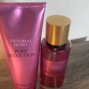 Victoria's Secret Pure Seduction Pink and Gold Set